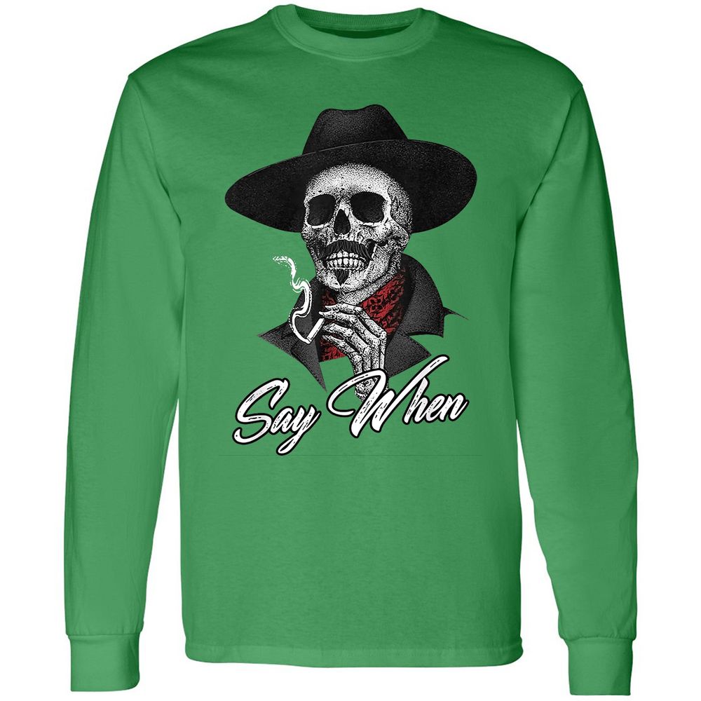 Long Sleeve T-Shirt - 46QYBKAG - Irish Green - 10