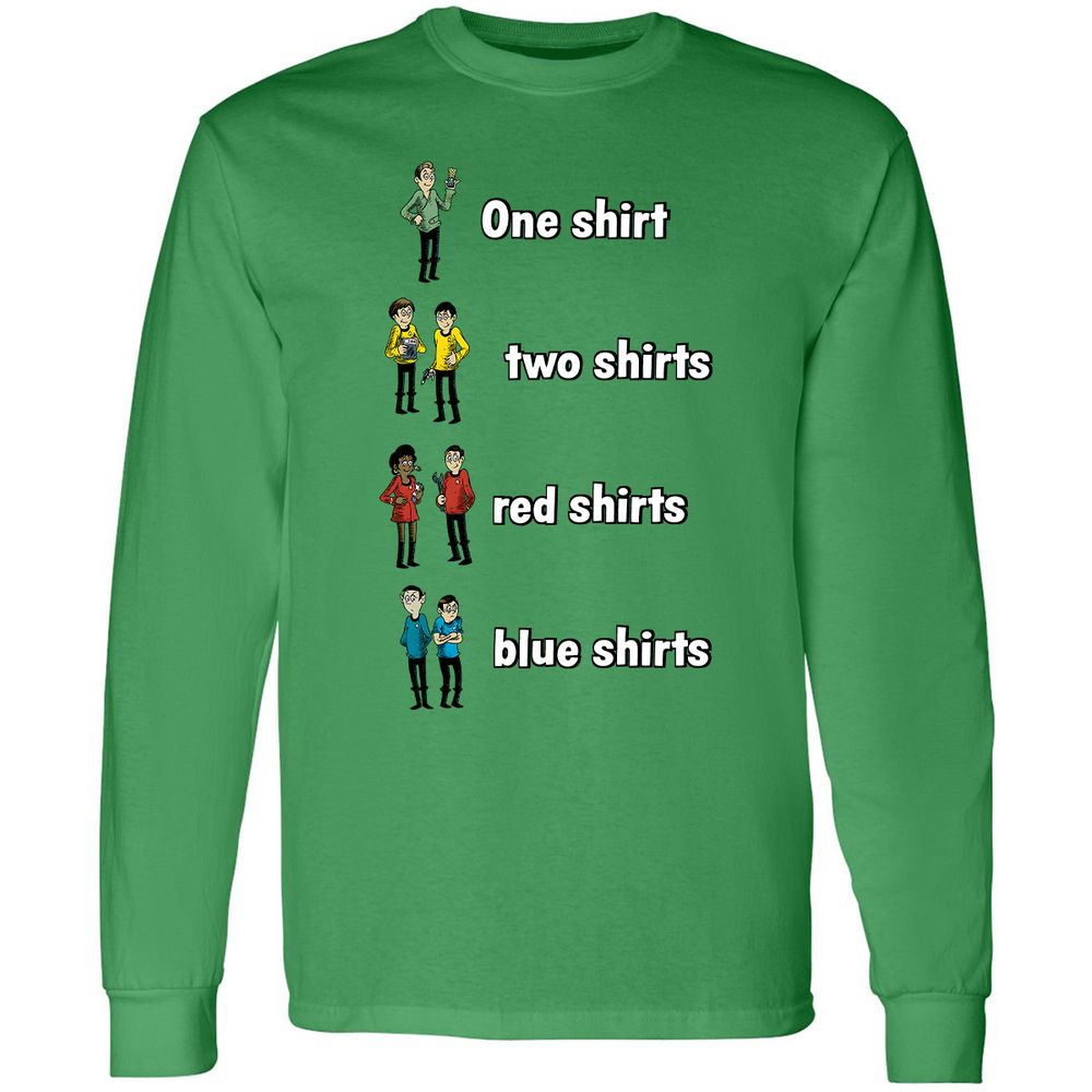 Long Sleeve T-Shirt - GW4NGA66 - Irish Green - 10
