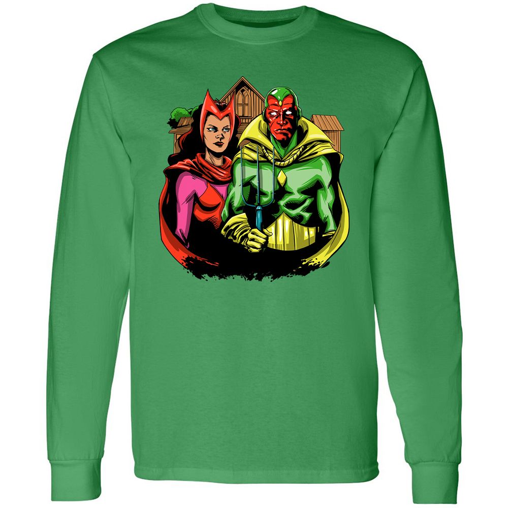 Long Sleeve T-Shirt - XSQTGYV9 - Irish Green - 10