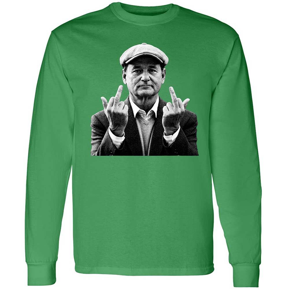 Bill Murray Middle Finger - Irish Green - 10
