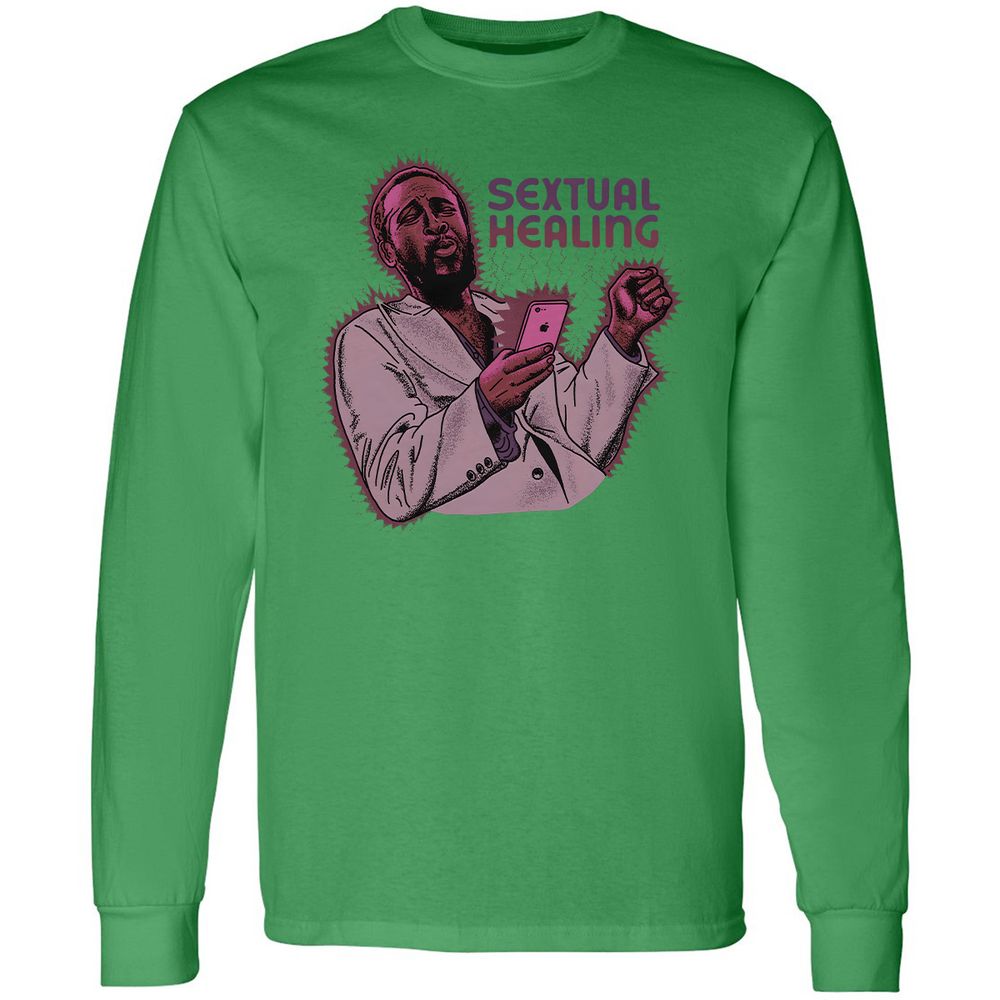 Long Sleeve T-Shirt - 9JD7FVGL - Irish Green - 10