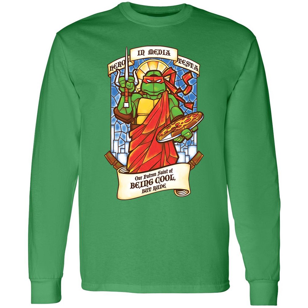 Long Sleeve T-Shirt - YLQ5ELGX - Irish Green - 10