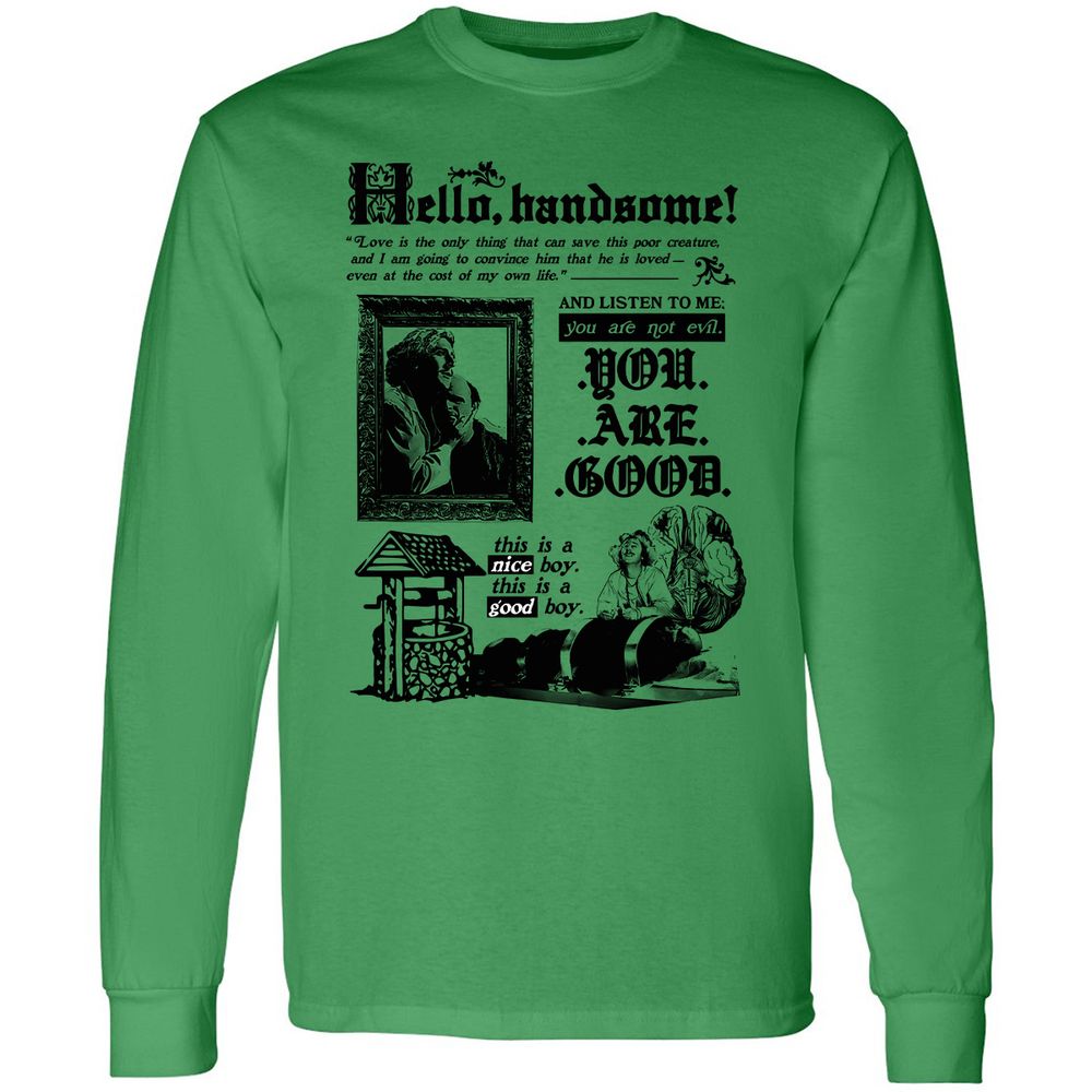 Long Sleeve T-Shirt - 9H6ZNKSG - Irish Green - 10