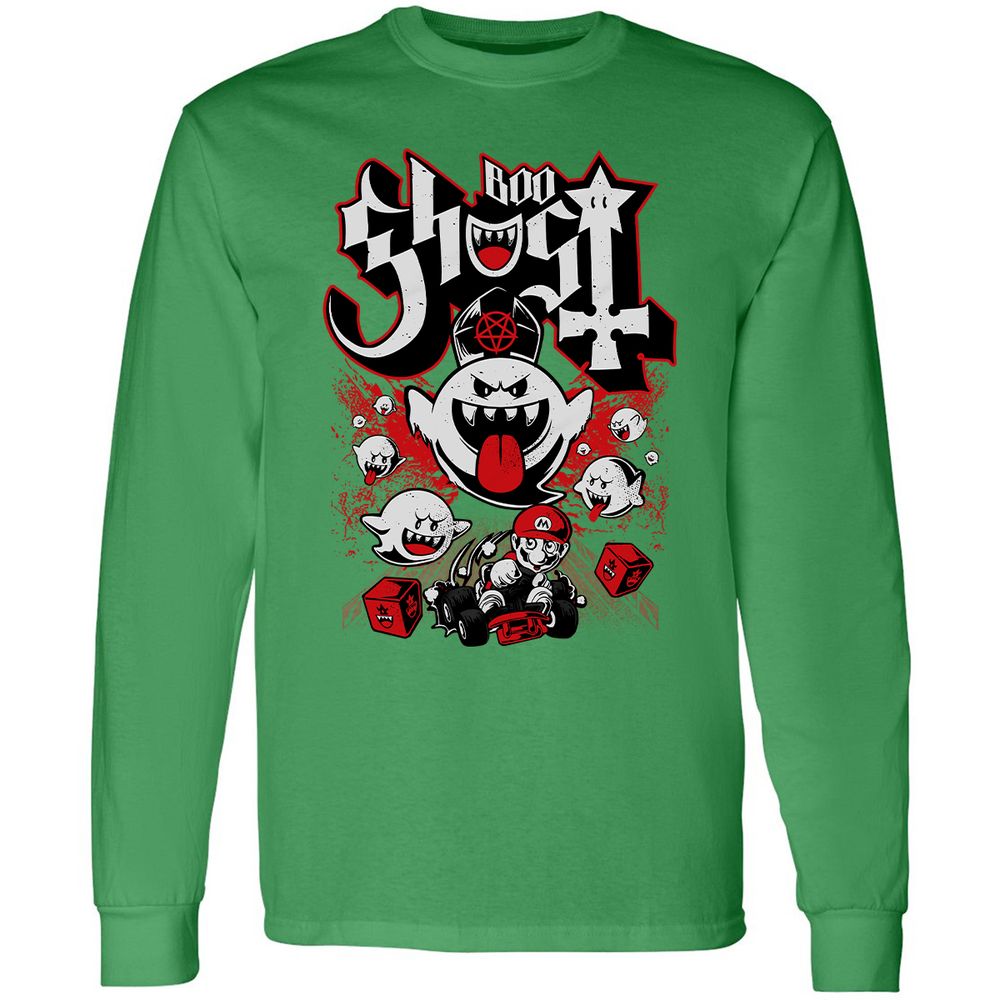 Long Sleeve T-Shirt - 6HD7S4GQ - Irish Green - 10