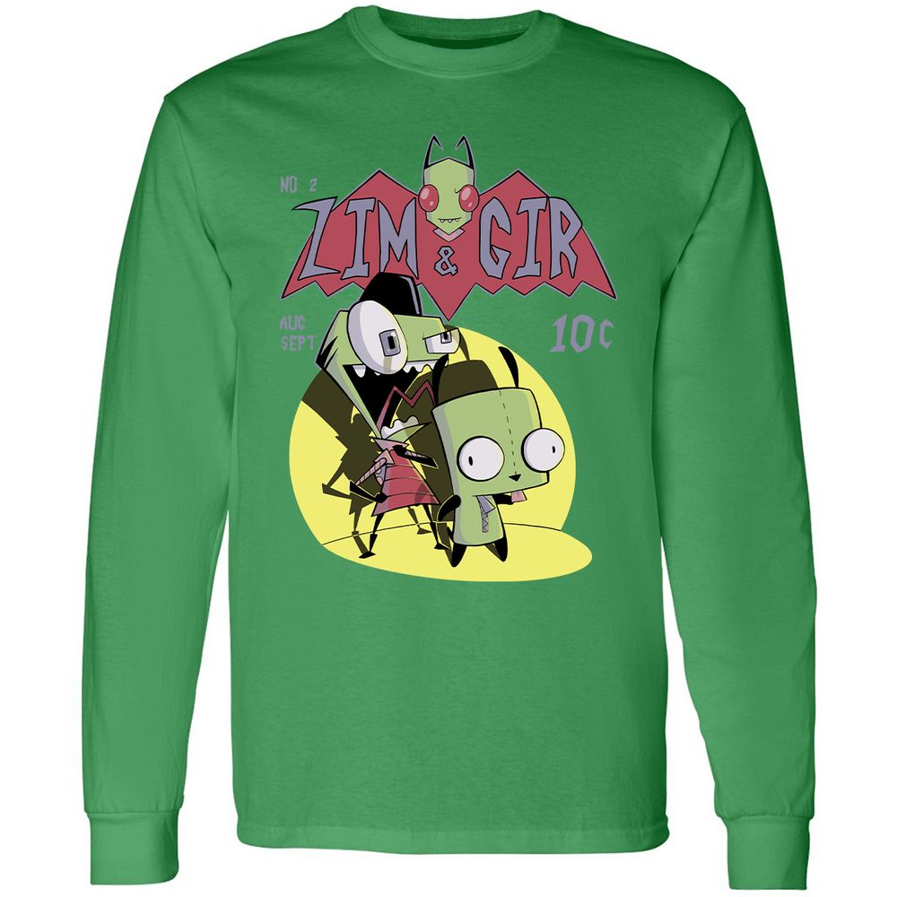 Long Sleeve T-Shirt - QYQDKKL6 - Irish Green - 10