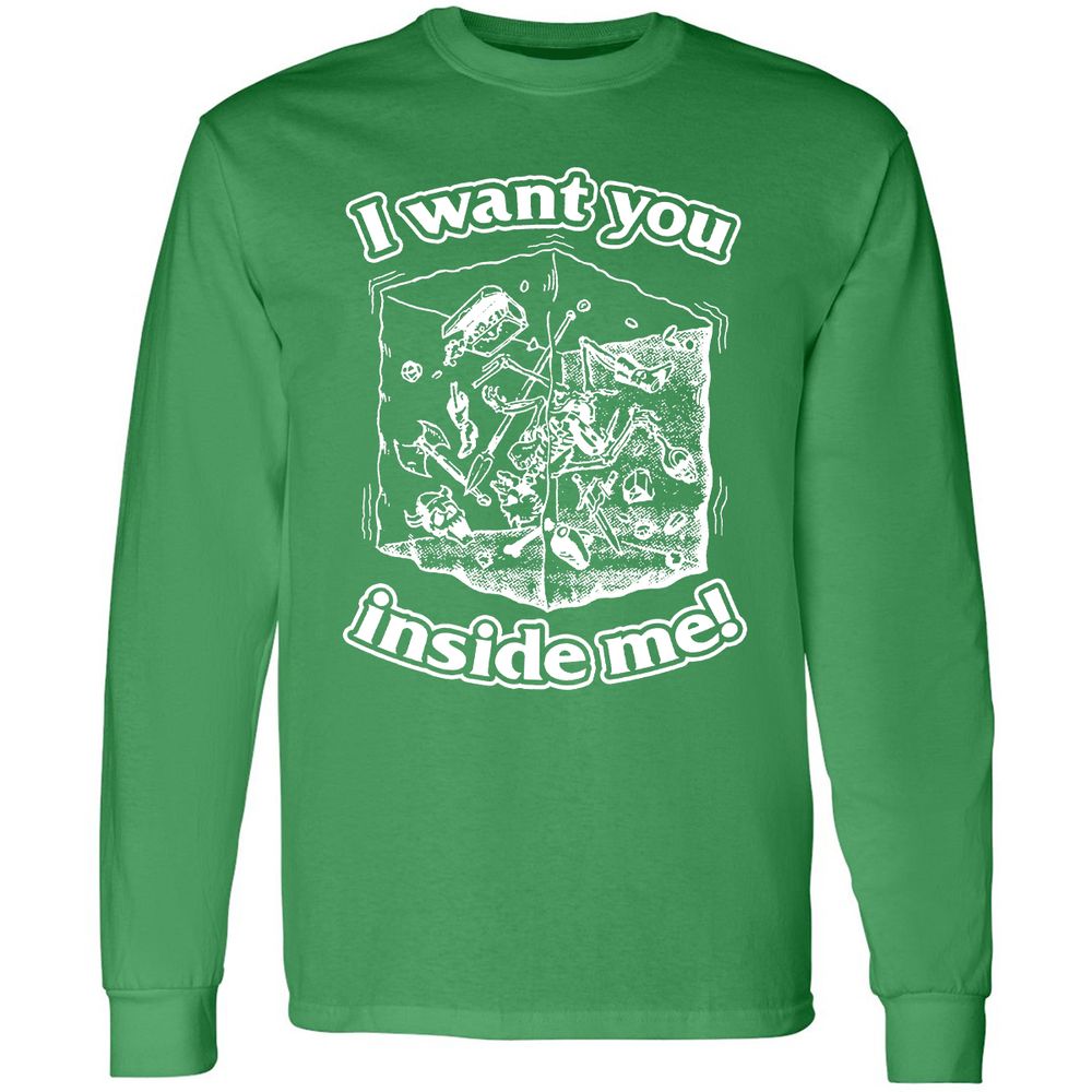 Long Sleeve T-Shirt - 6QS6SEHC - Irish Green - 10