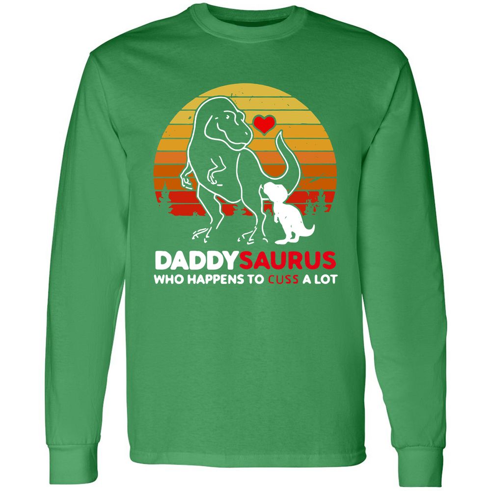 Long Sleeve T-Shirt - 9E4RKSBX - Irish Green - 10