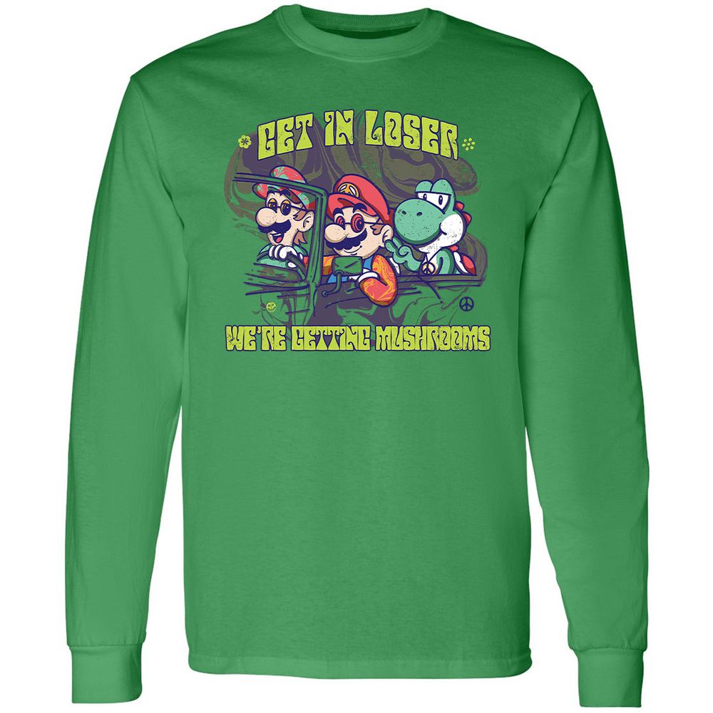 Long Sleeve T-Shirt - UFWDYBMD - Irish Green - 10