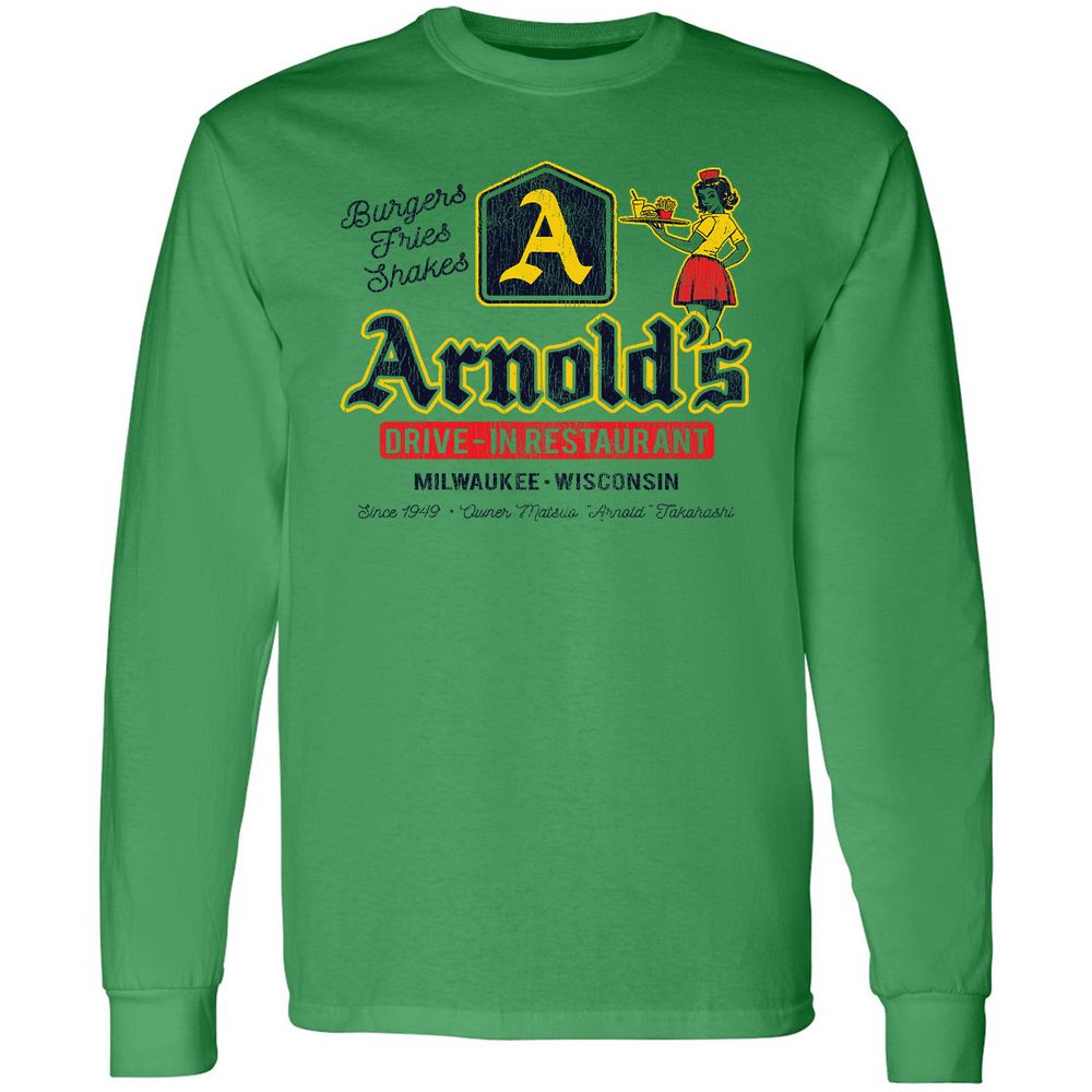 Long Sleeve T-Shirt - 8ZJKCQMQ - Irish Green - 10