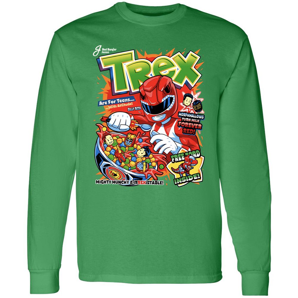 Long Sleeve T-Shirt - S4QWXD88 - Irish Green - 10