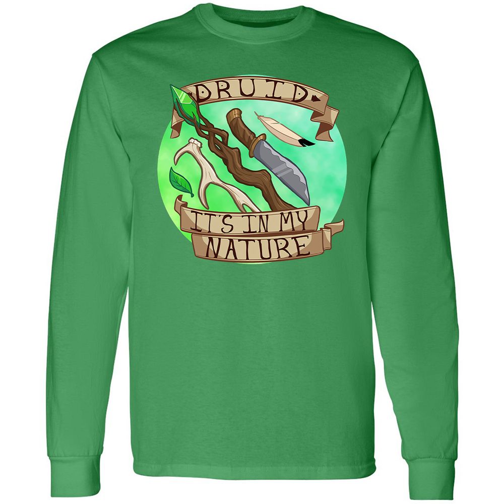 Long Sleeve T-Shirt - 8T11B194 - Irish Green - 10