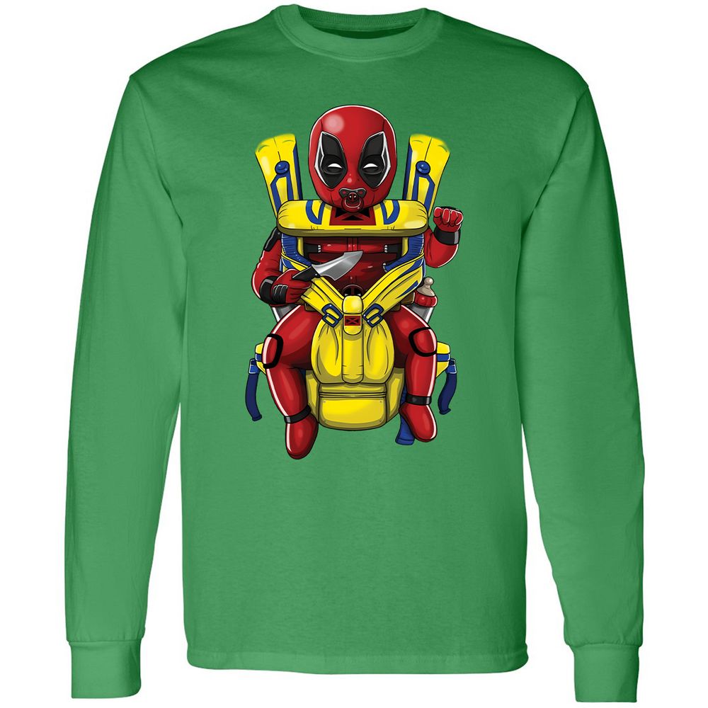 Long Sleeve T-Shirt - XKJLWVEK - Irish Green - 10