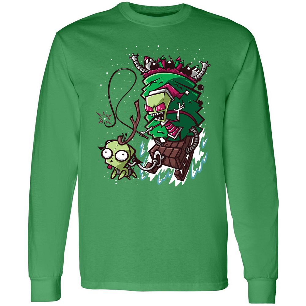 Long Sleeve T-Shirt - JGQNM2DD - Irish Green - 10