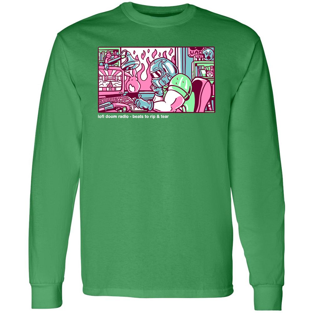 Long Sleeve T-Shirt - 1S1GKGJ8 - Irish Green - 10
