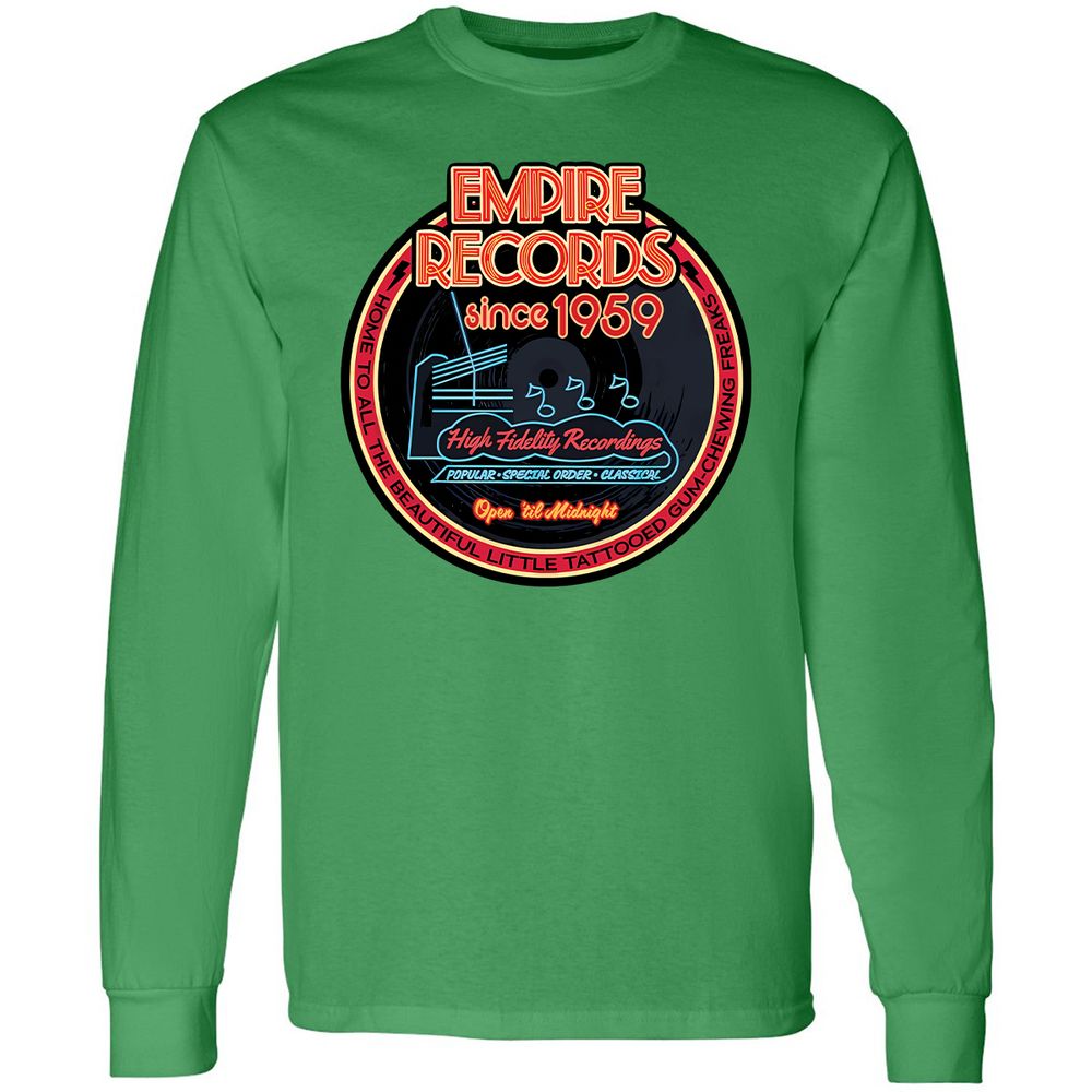 Long Sleeve T-Shirt - Q5V2JKDV - Irish Green - 10