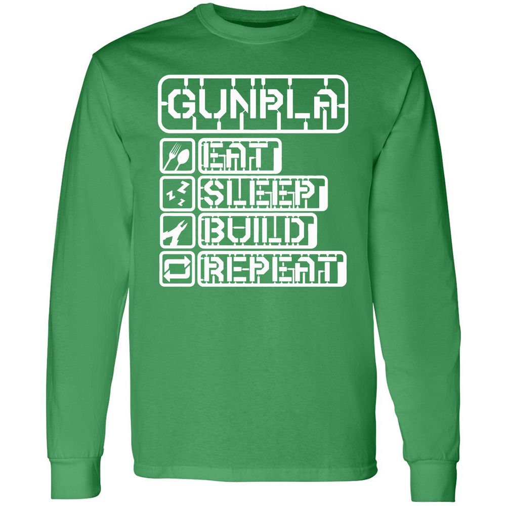Long Sleeve T-Shirt - SDGME8T4 - Irish Green - 10