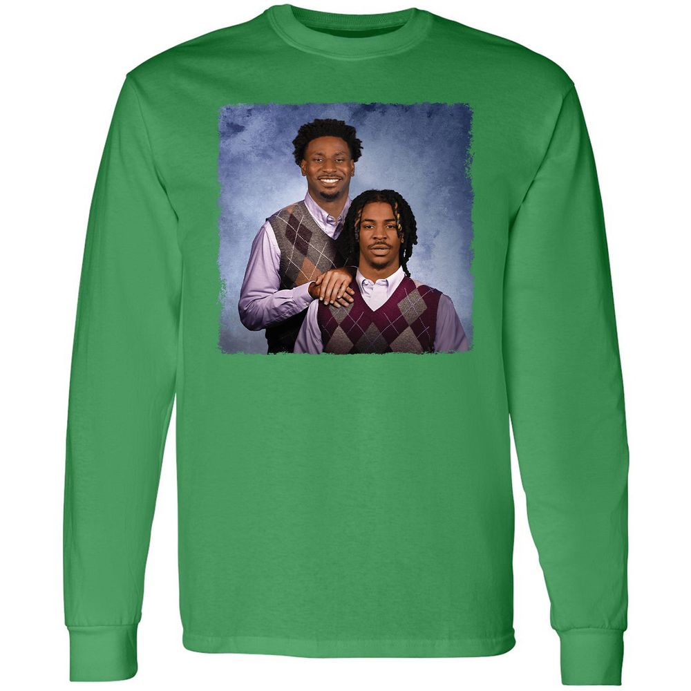 Long Sleeve T-Shirt - QP32UDHM - Irish Green - 10