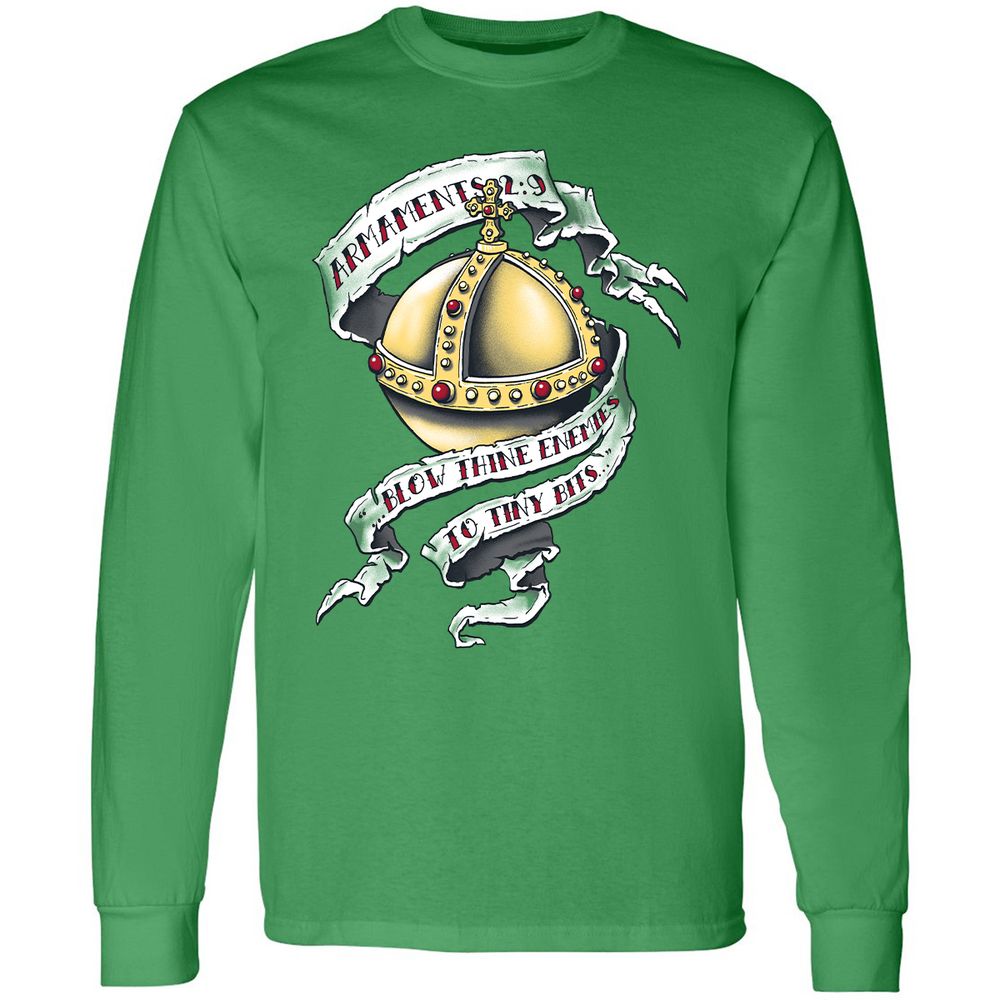 Long Sleeve T-Shirt - 8BGT4HPQ - Irish Green - 10