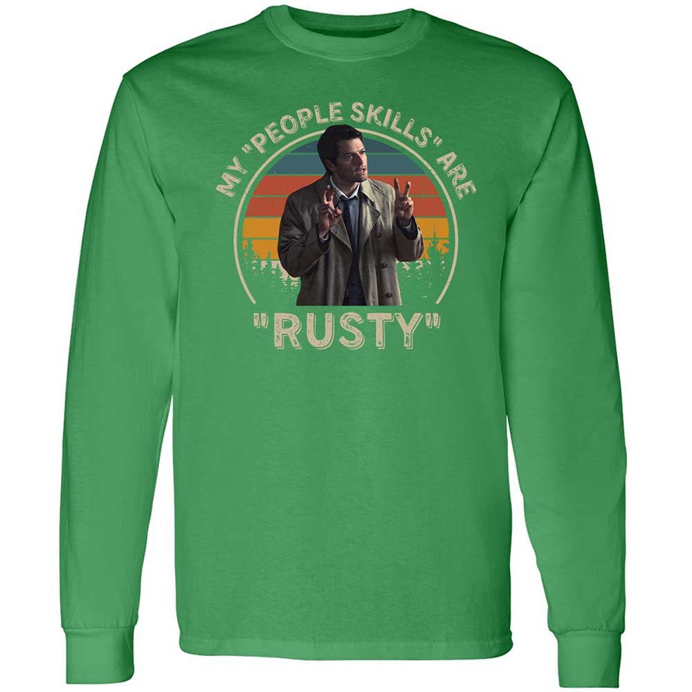 Long Sleeve T-Shirt - SK8UPJGN - Irish Green - 10