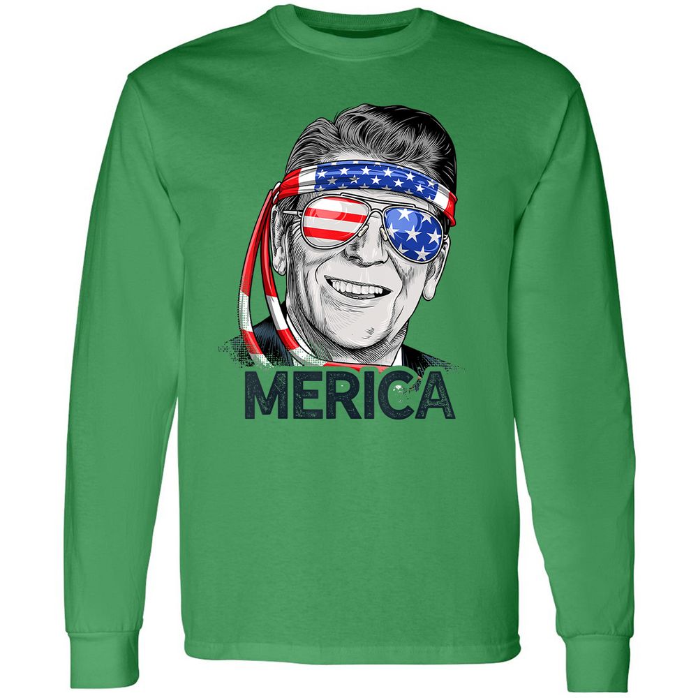 Long Sleeve T-Shirt - JRVTZD3V - Irish Green - 10