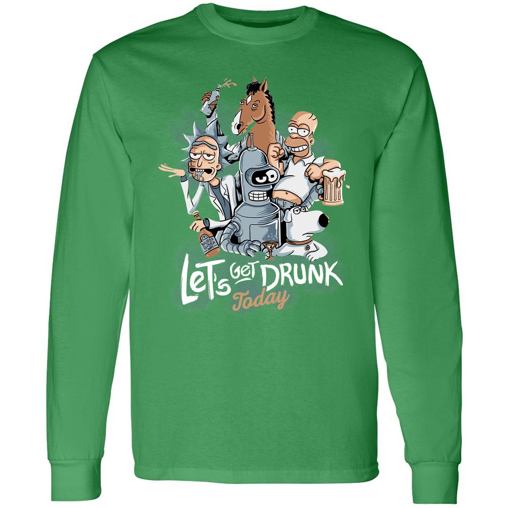 Long Sleeve T-Shirt - JDUNAUYS - Irish Green - 10