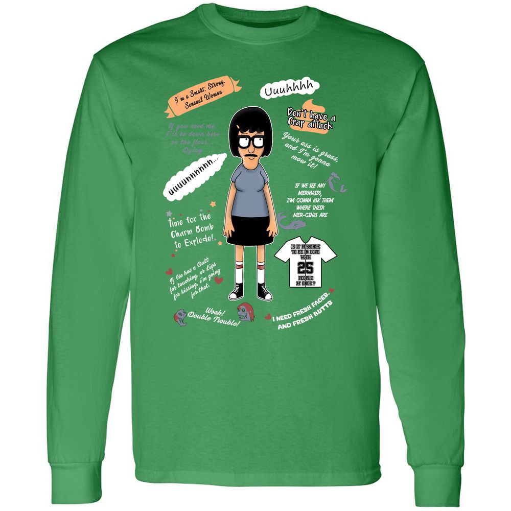 Long Sleeve T-Shirt - XKCET6CM - Irish Green - 10