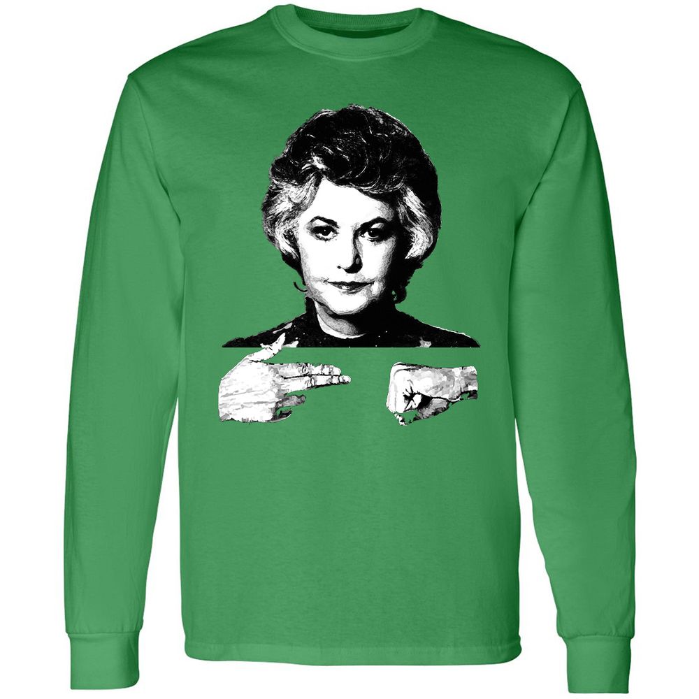 Long Sleeve T-Shirt - 76PDM9EG - Irish Green - 10