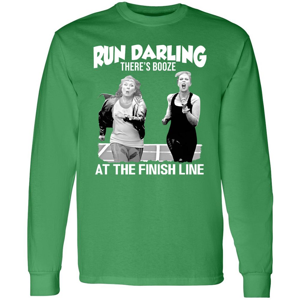 Run Darling Long Sleeve T-Shirt - Irish Green - 10
