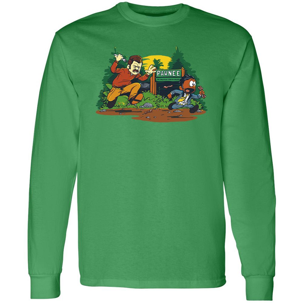 Long Sleeve T-Shirt - KHVZZC1U - Irish Green - 10