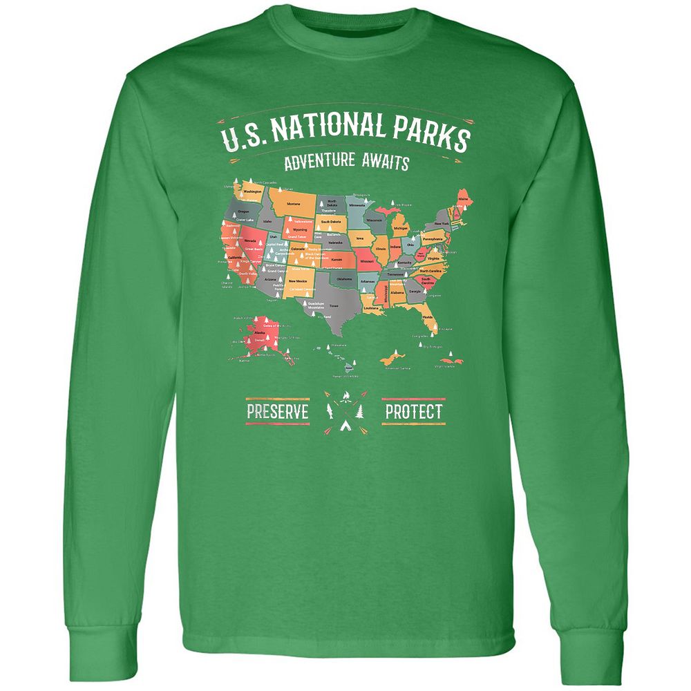 Long Sleeve T-Shirt - J13GK4VF - Irish Green - 10
