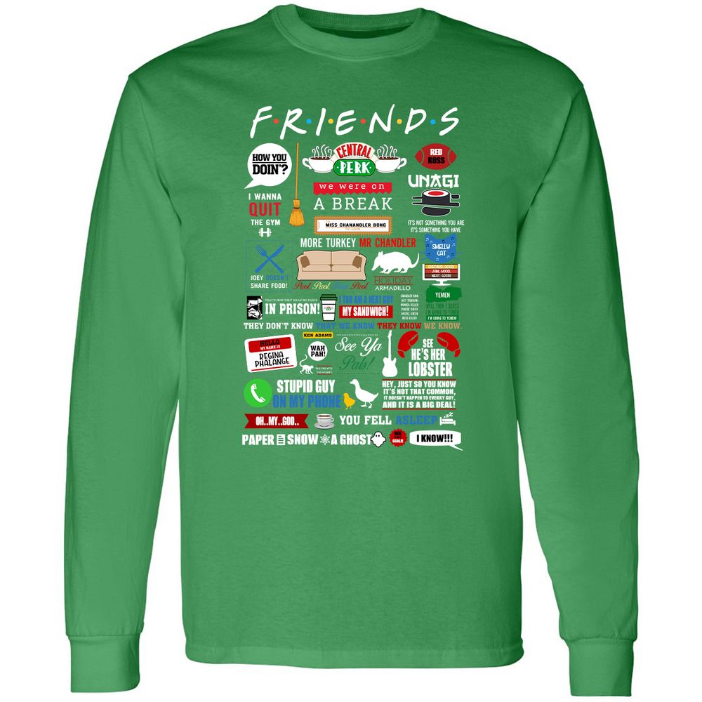 Long Sleeve T-Shirt - SZZQVDMZ - Irish Green - 10