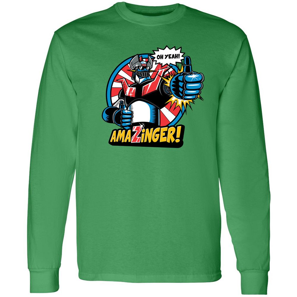 Long Sleeve T-Shirt - W491FDYK - Irish Green - 10