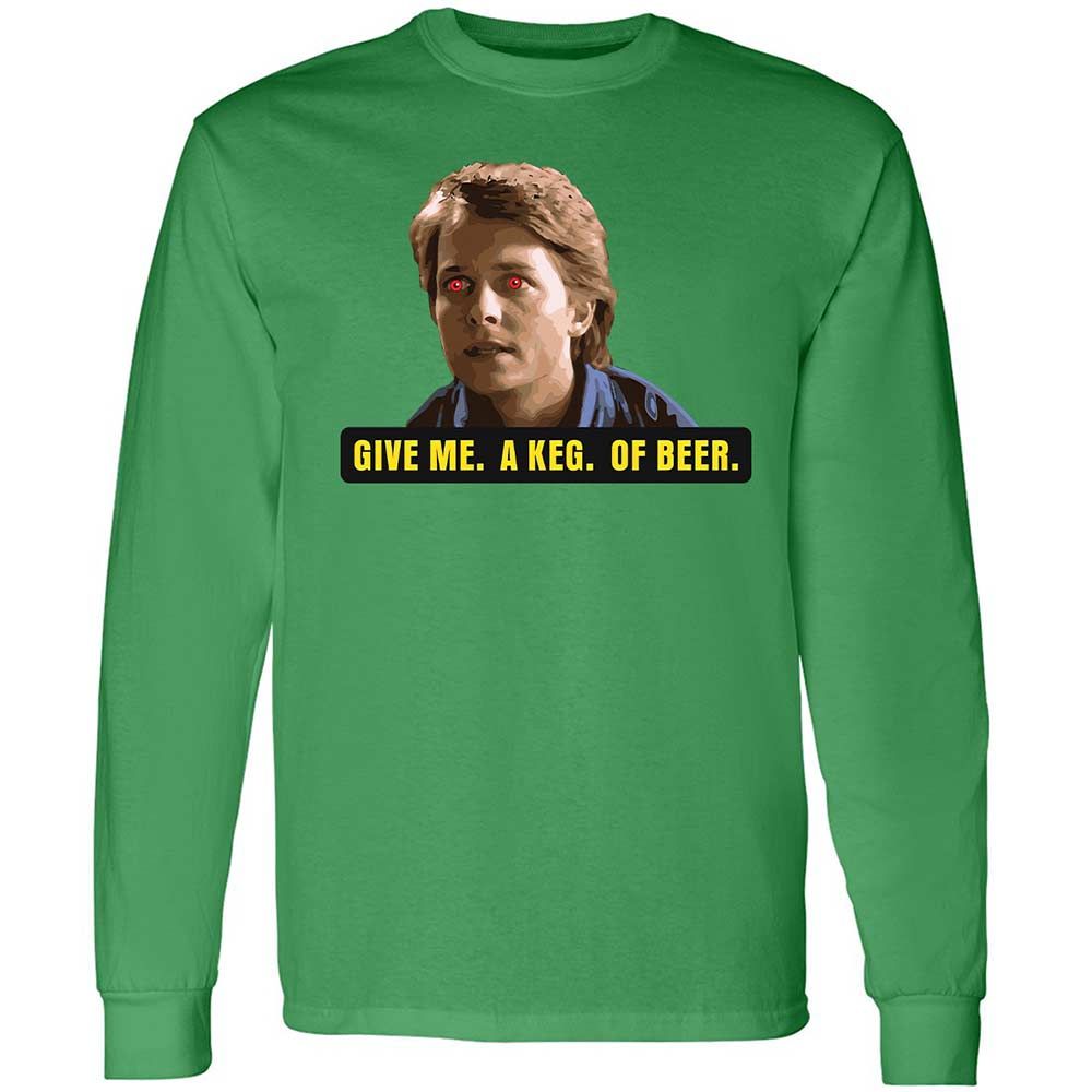 Long Sleeve T-Shirt - HX33NMYJ - Irish Green - 10