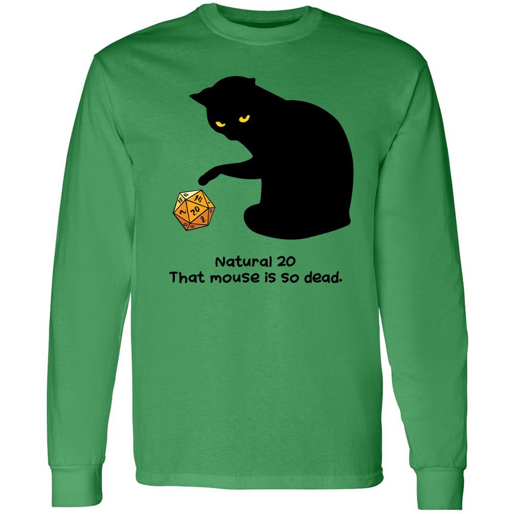 Long Sleeve T-Shirt - CWJ9T3WZ - Irish Green - 10