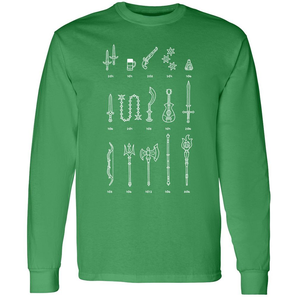 Long Sleeve T-Shirt - D6XHSR39 - Irish Green - 10
