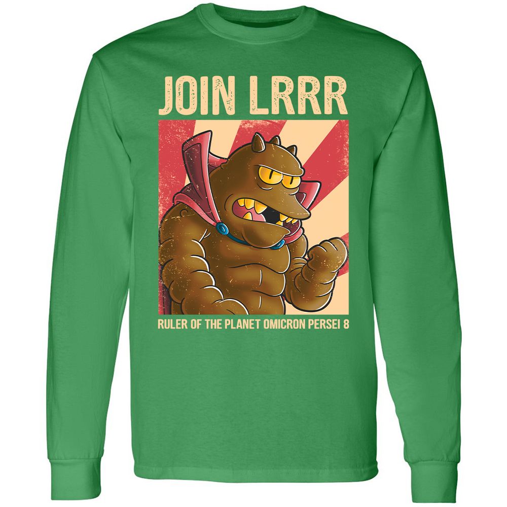 Long Sleeve T-Shirt - F9A7HSAJ - Irish Green - 10