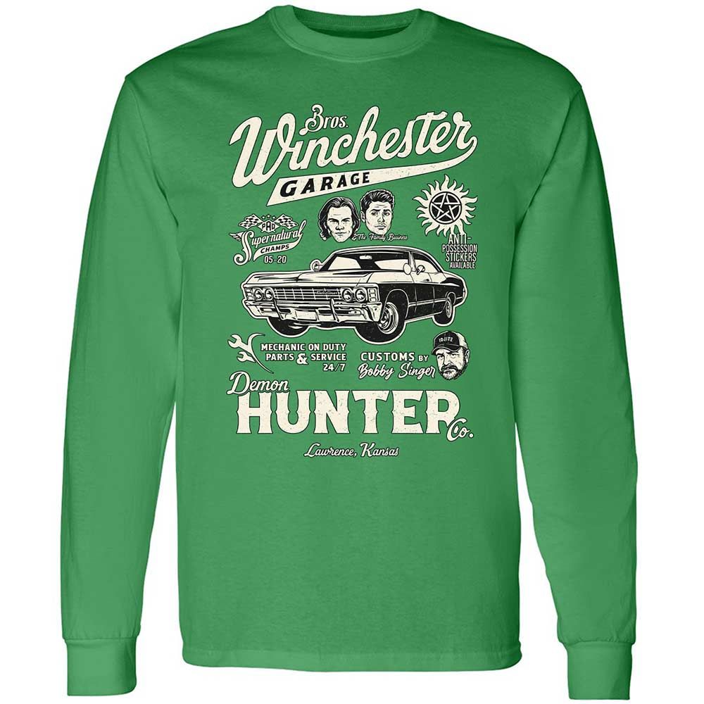 Long Sleeve T-Shirt - KMKAY9SL - Irish Green - 10
