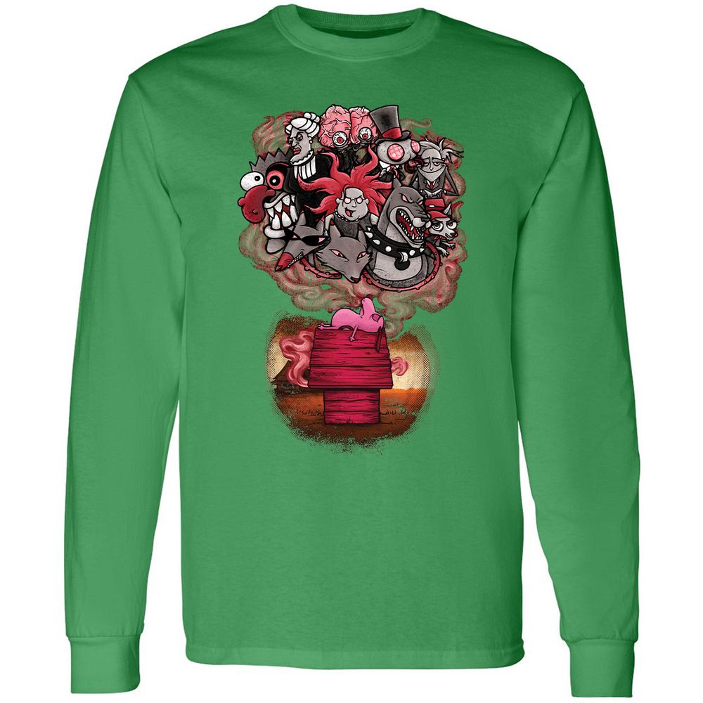 Long Sleeve T-Shirt - RQ9HBN2Q - Irish Green - 10