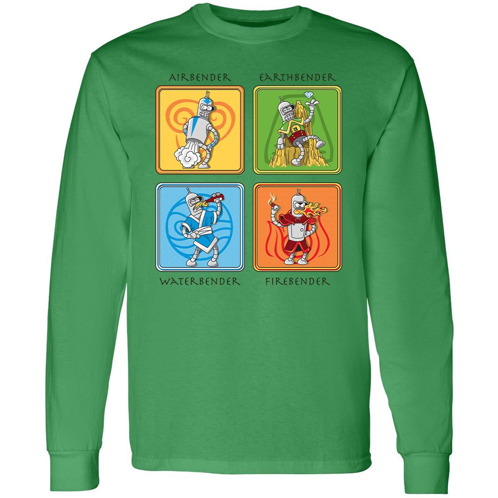 Long Sleeve T-Shirt - FZ45M7TB - Irish Green - 10