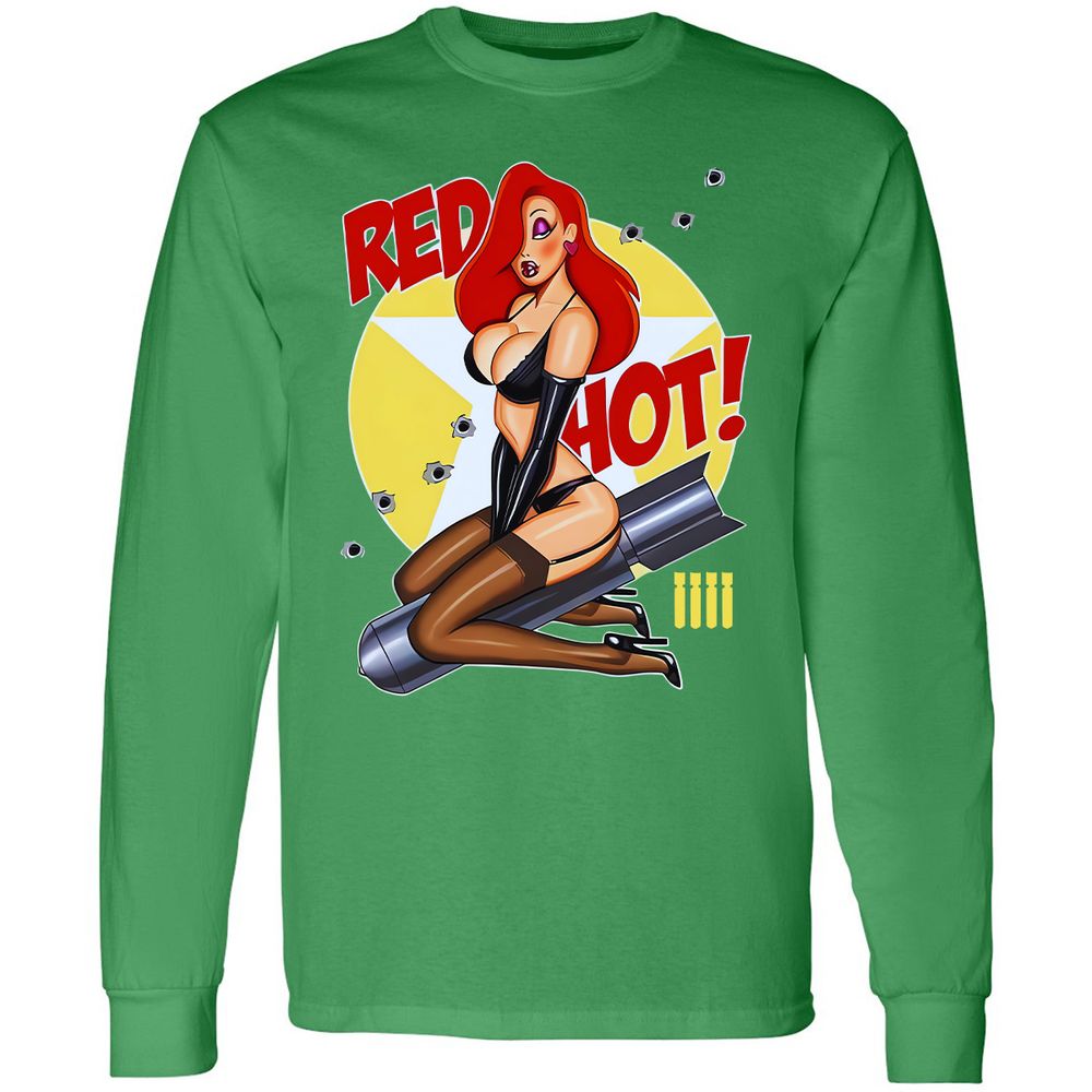 Long Sleeve T-Shirt - AH6XQ1EM - Irish Green - 10