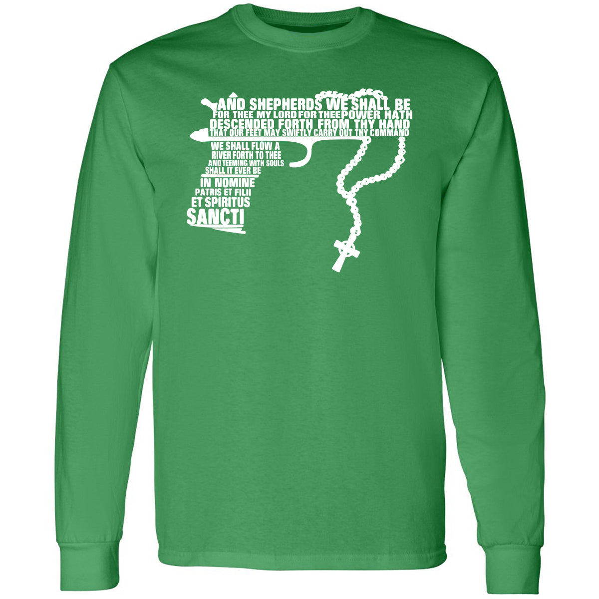 Long Sleeve T-Shirt - P5L9X959 - Irish Green - 10