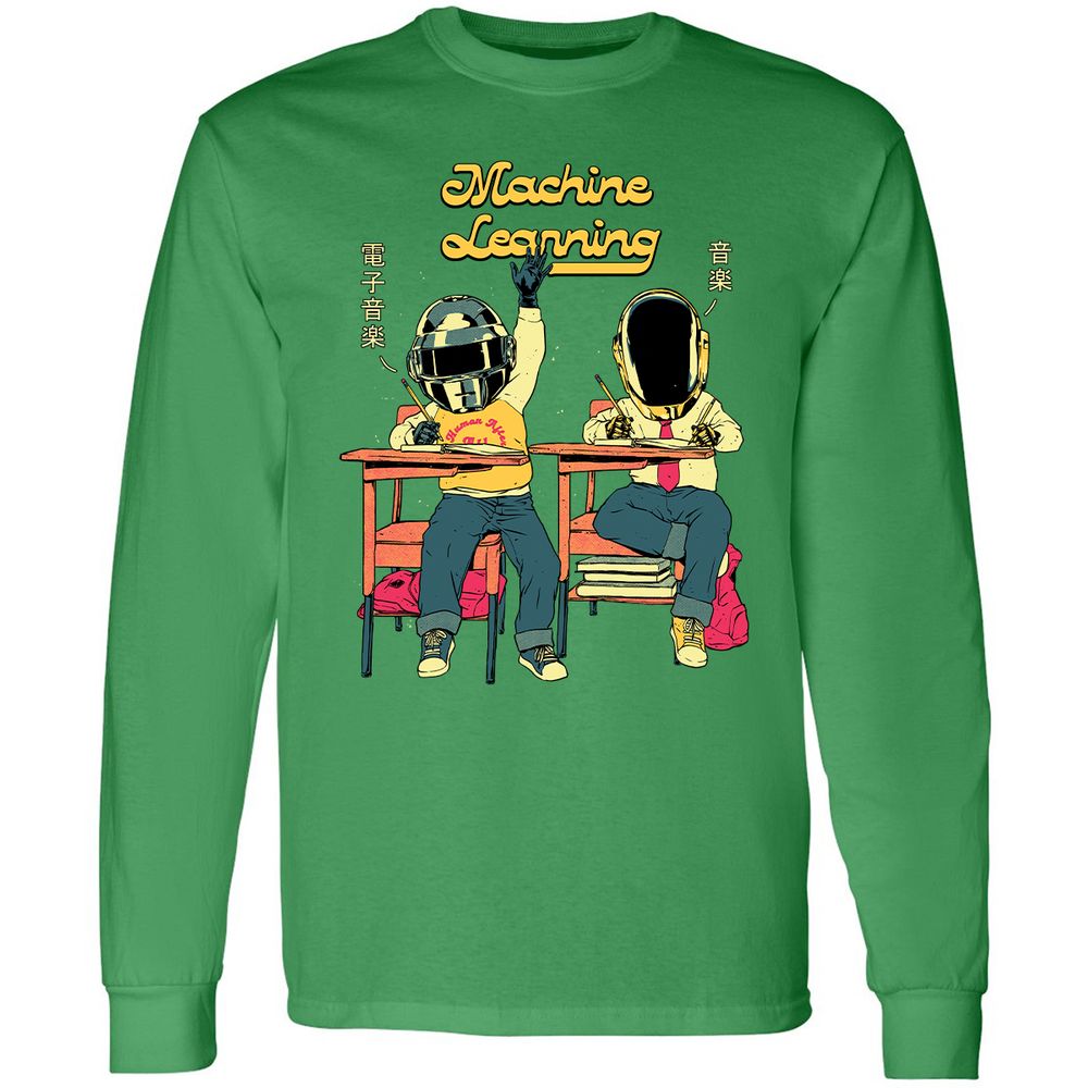 Long Sleeve T-Shirt - TBTE5D9G - Irish Green - 10