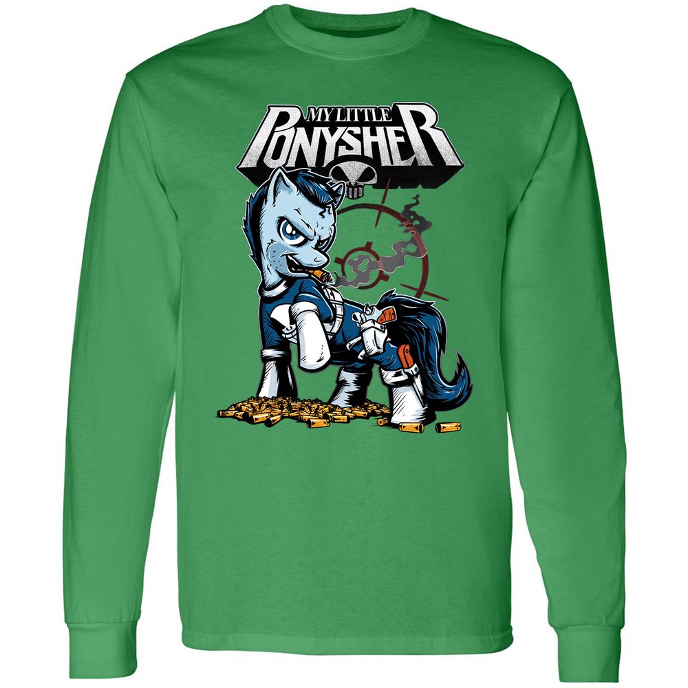 Long Sleeve T-Shirt - CB3EJ9YZ - Irish Green - 10