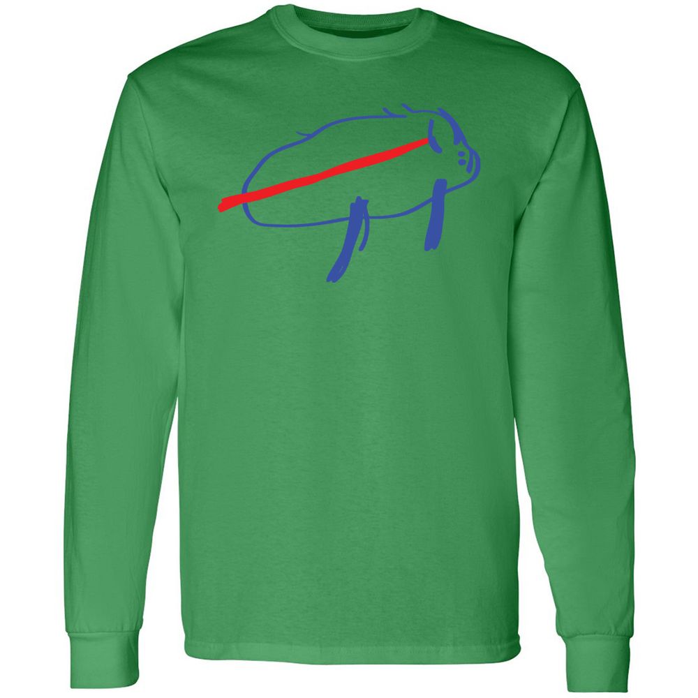 Long Sleeve T-Shirt - VQUGP89L - Irish Green - 10