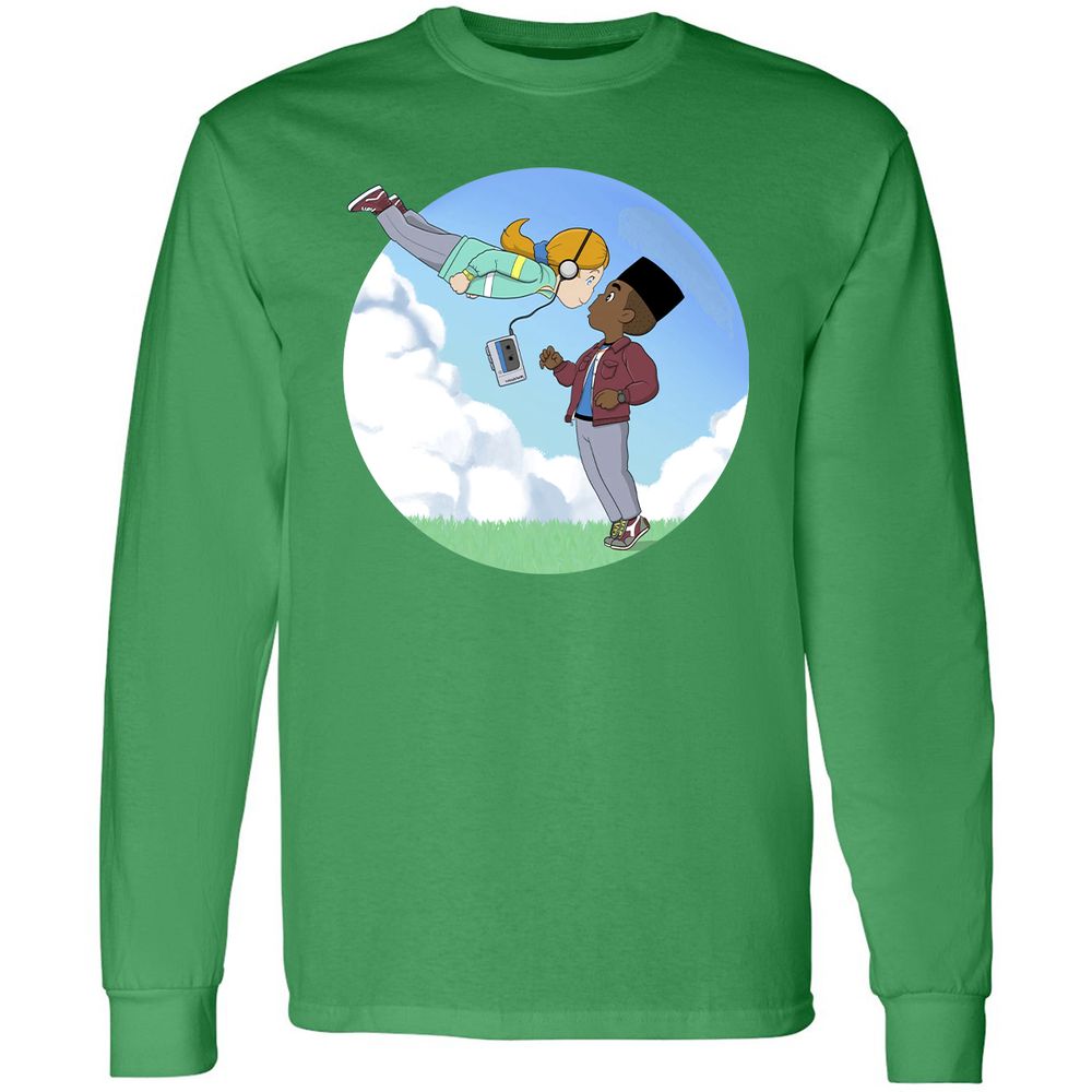 Long Sleeve T-Shirt - QJQ4YXAN - Irish Green - 10
