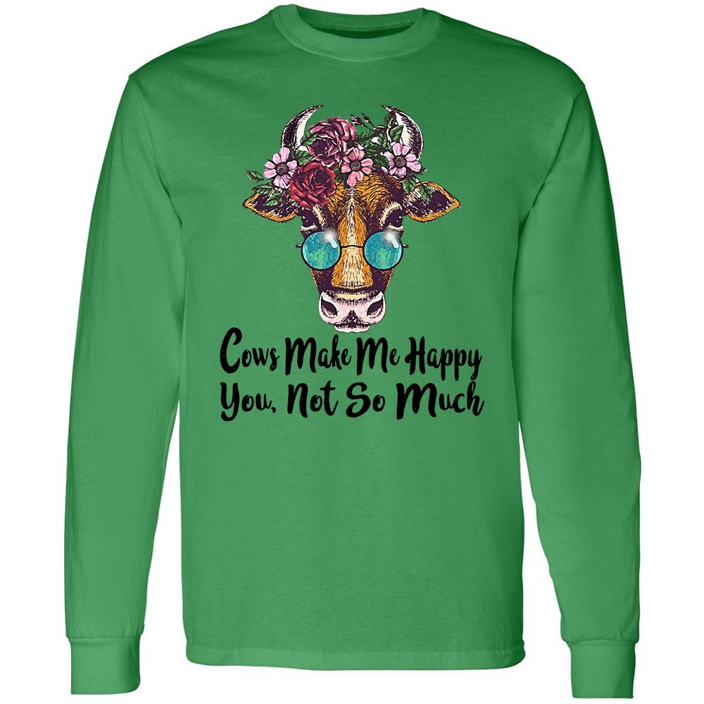 Long Sleeve T-Shirt - H96NU3QW - Irish Green - 10