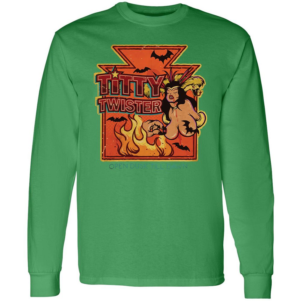 Long Sleeve T-Shirt - CRL3R6YD - Irish Green - 10