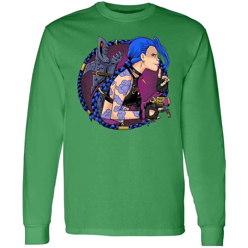 Long Sleeve T-Shirt - G7D679T3 - Irish Green - 10