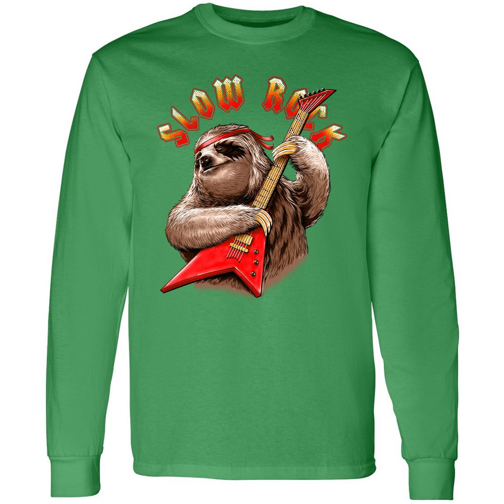 Long Sleeve T-Shirt - AHXZYK5X - Irish Green - 10