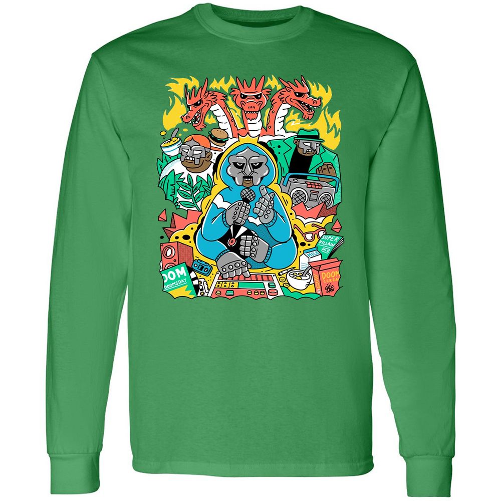 Long Sleeve T-Shirt - WVG2JTX9 - Irish Green - 10